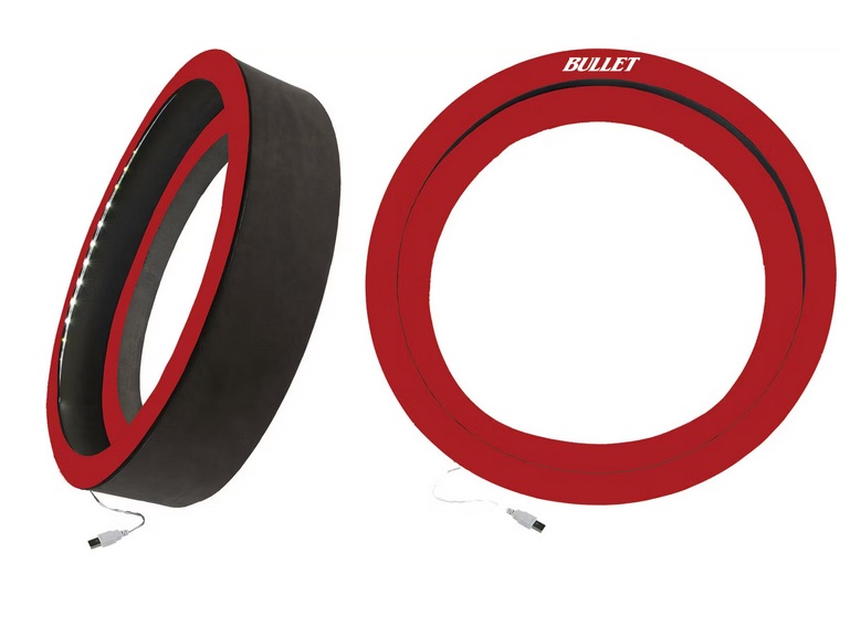 Bullet LED Ring für Dartscheiben rot - 1 Stück