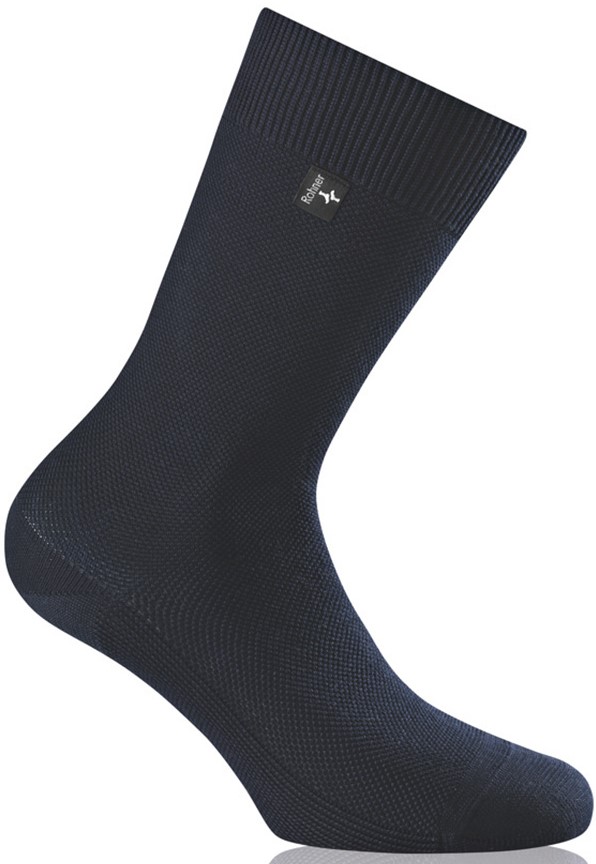 Rohner Businesssocke Crew Capri schwarz Herren - 1 Paar