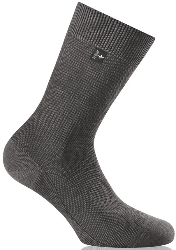 Rohner Businesssocke Crew Capri anthrazit Herren - 1 Paar