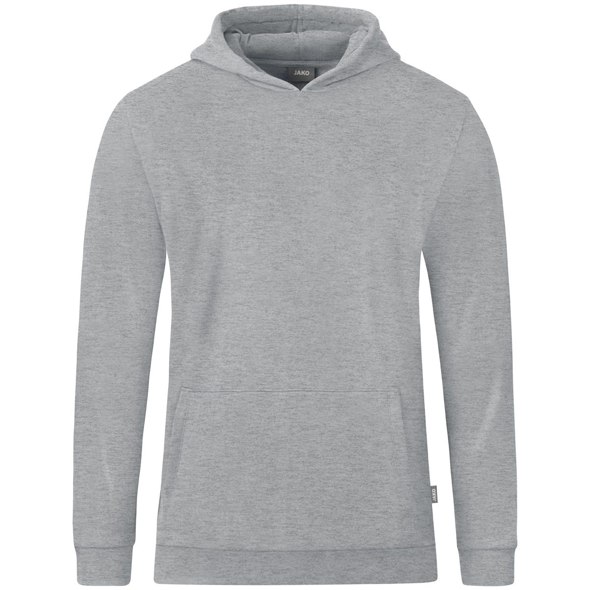 JAKO Freizeit Kapuzenpullover Hoodie Organic (Bio-Baumwolle) hellgrau meliert Jungen, Größe: 116 Image