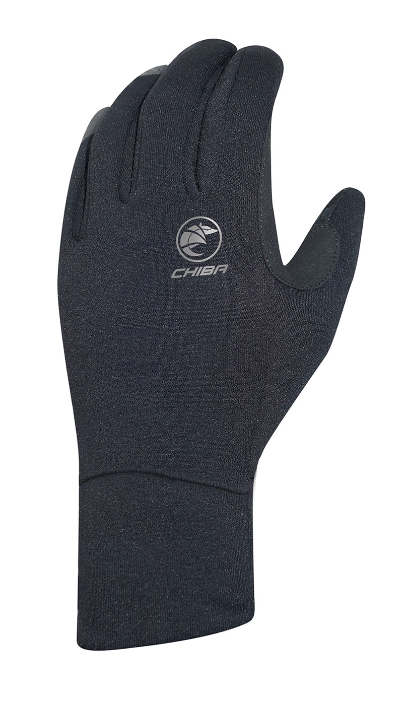 Chiba Fahrrad Handschuh Polarfleece schwarz - 1 Paar