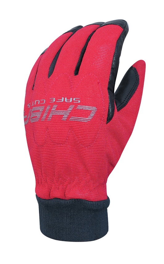 Chiba Handschuhe (Arbeitshandschuhe/THL) Safecut 5 rot/schwarz - 1 Paar