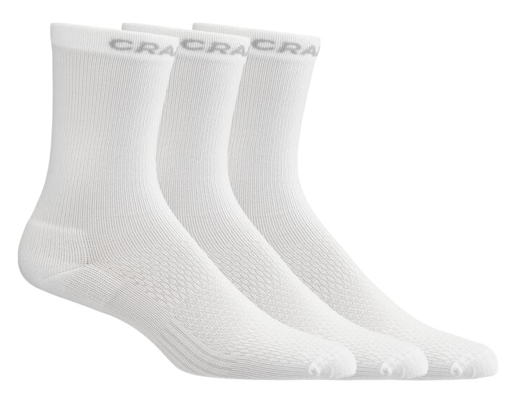 Craft Sportsocken Core Dry High (feuchtigkeitstransport) weiss - 3 Paar