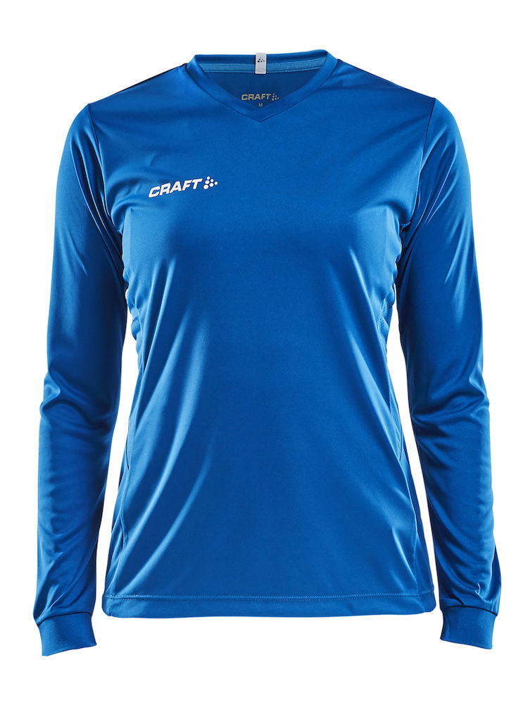 Craft Sport-Langarmshirt (Trikot) Squad Solid - hohe Elastizität, ergonomisches Design - royalblau Damen