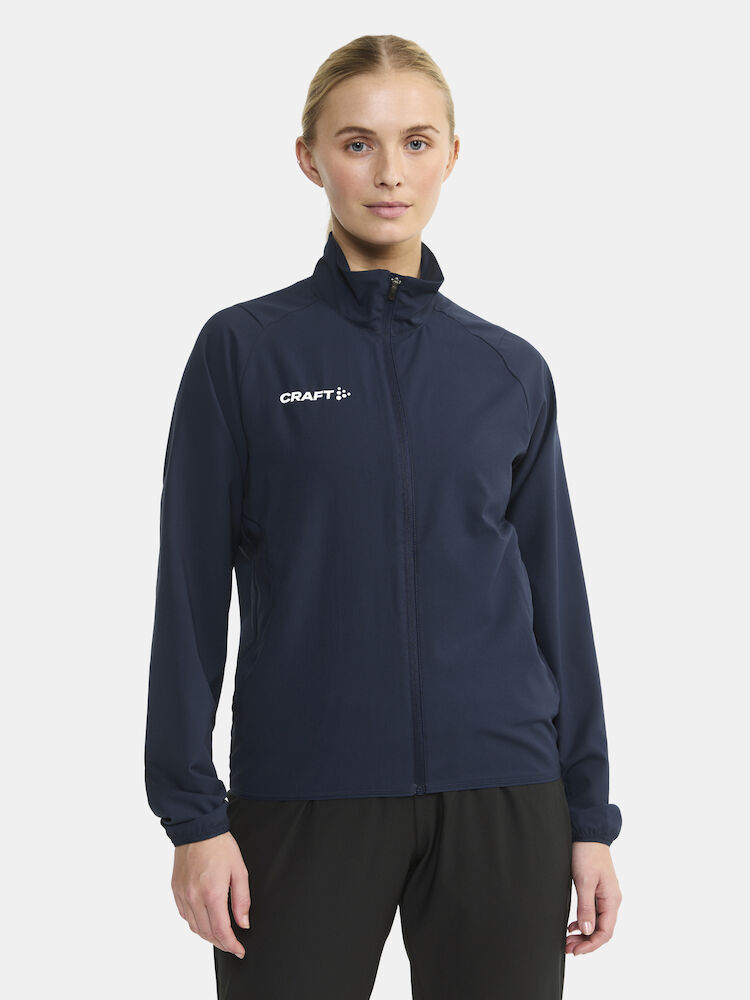 Craft Sport-Trainingsjacke Rush 2.0 Full Zip (hohe Elastizität) navyblau Damen