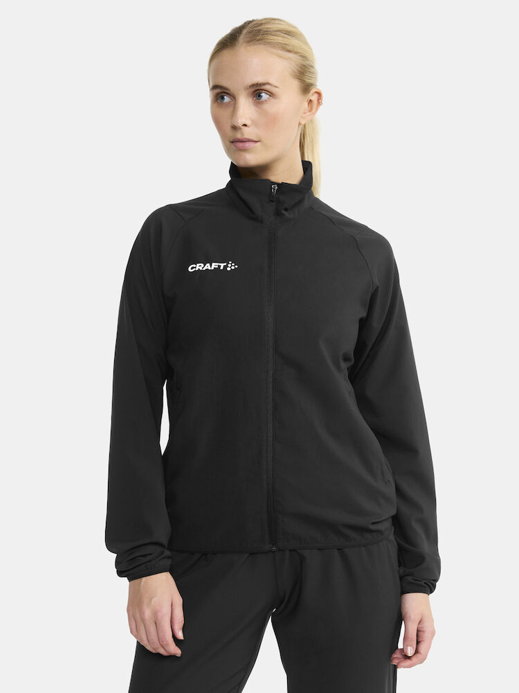 Craft Sport-Trainingsjacke Rush 2.0 Full Zip (hohe Elastizität) schwarz Damen