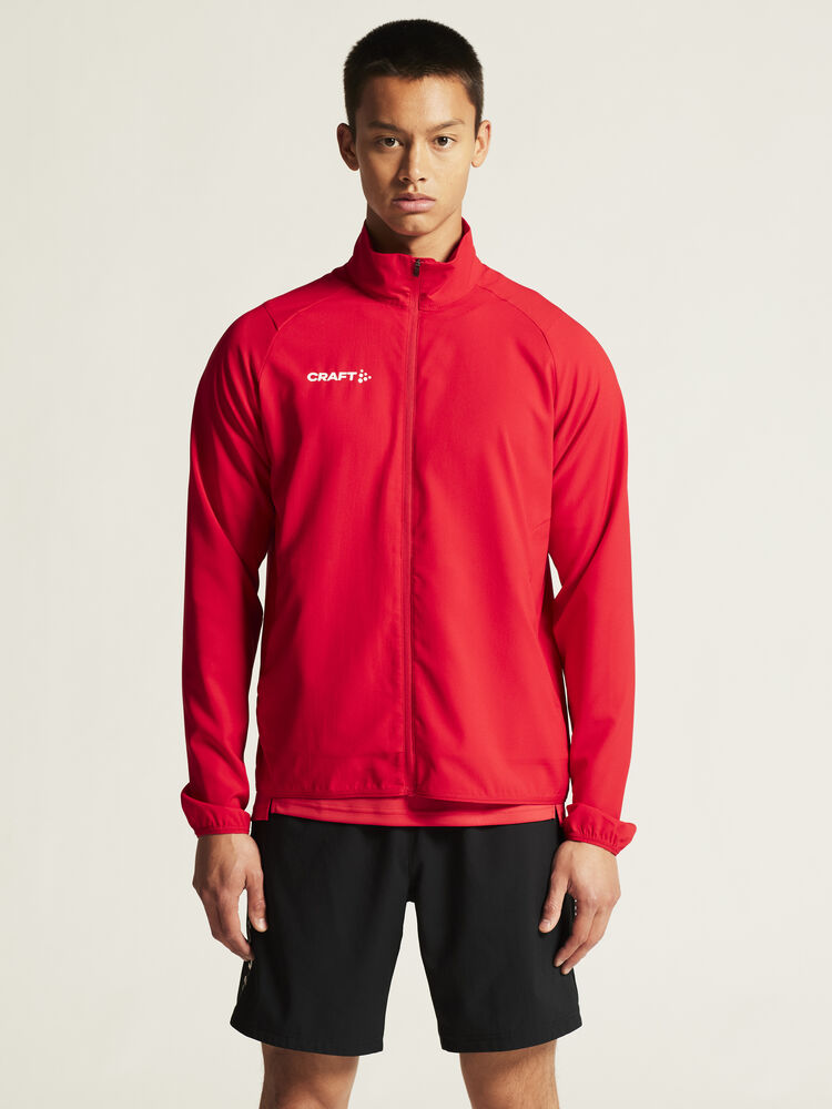 Craft Sport-Trainingsjacke Rush 2.0 Full Zip (hohe Elastizität) rot Herren, Größe: 3XL