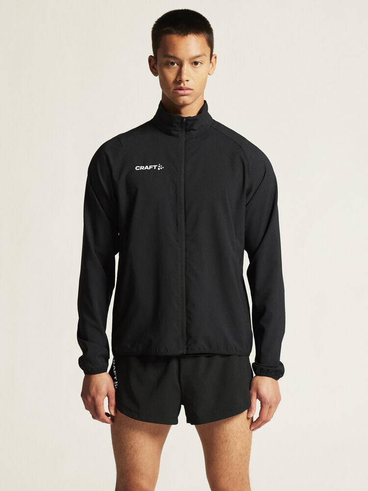 Craft Sport-Trainingsjacke Rush 2.0 Full Zip (hohe Elastizität) schwarz Herren