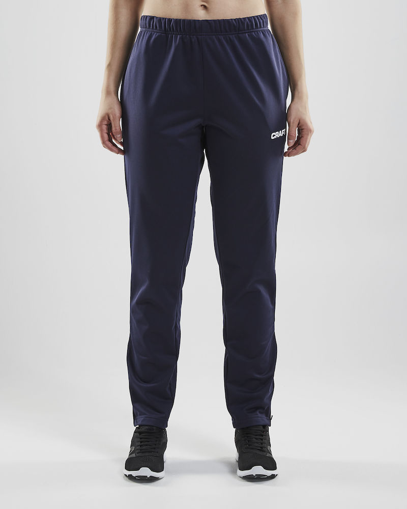 Craft Sporthose Squad Pant - weichem und funktionellem Material - lang navyblau Damen