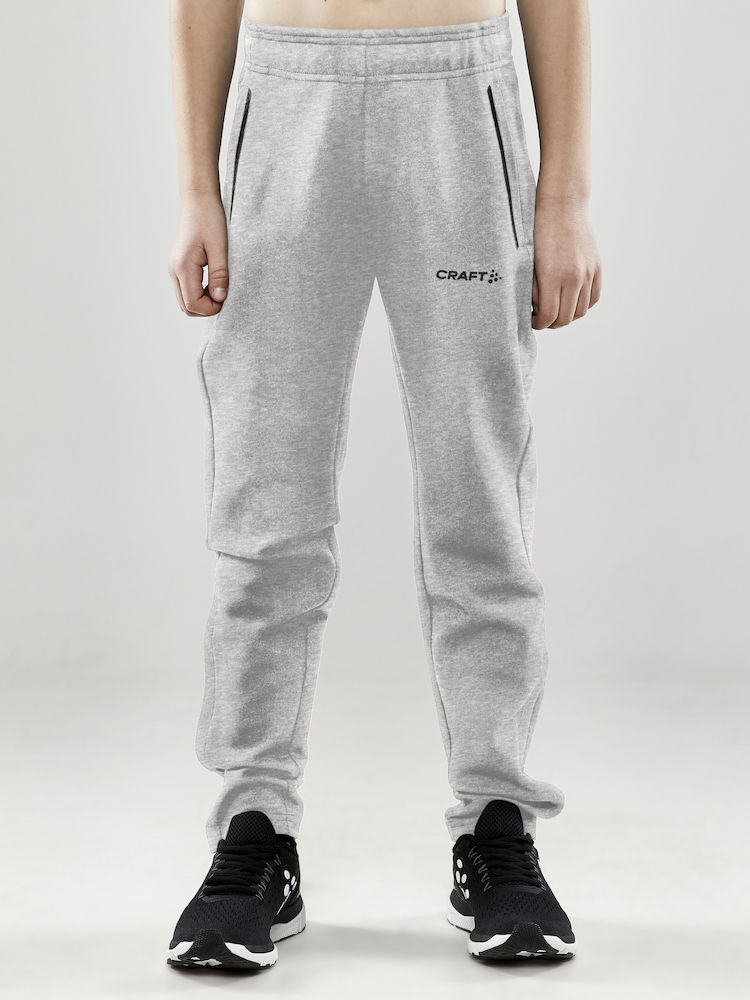 Craft Freizeithose Core Soul Zip Sweatpants (weiches Material) lang grau Kinder, Größe: 122/128 Image