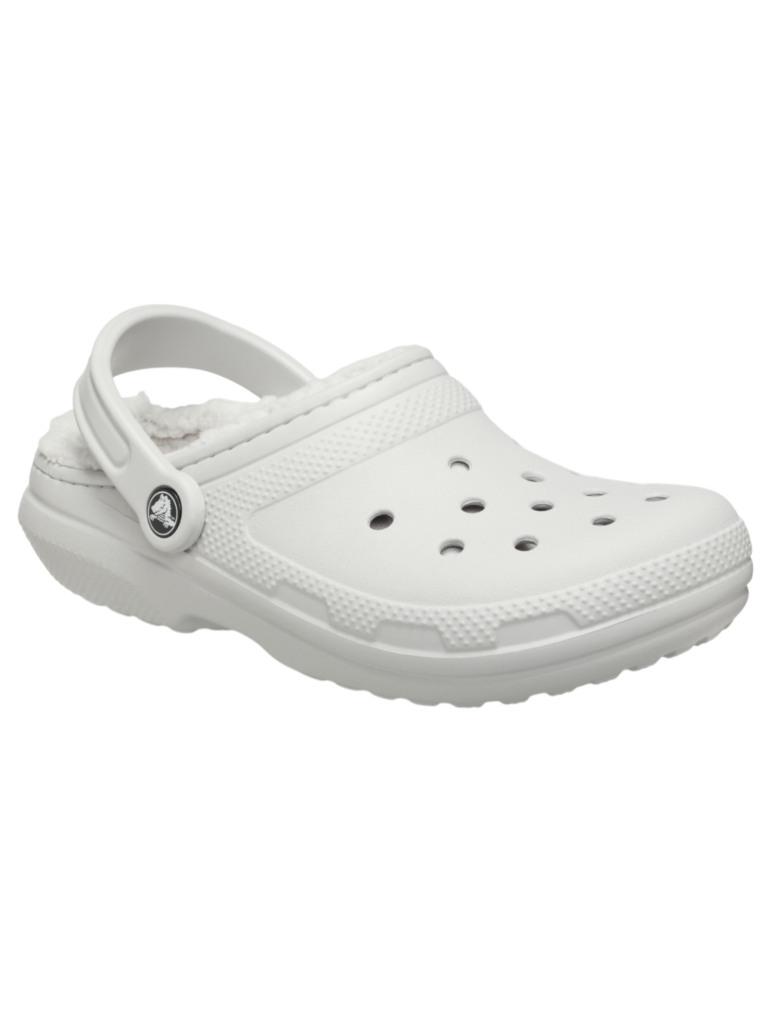 Crocs Sandale Classic Lined Clog (mit Innenfutter) beige/weiss - 1 Paar, Größe Euro (US): 41-42