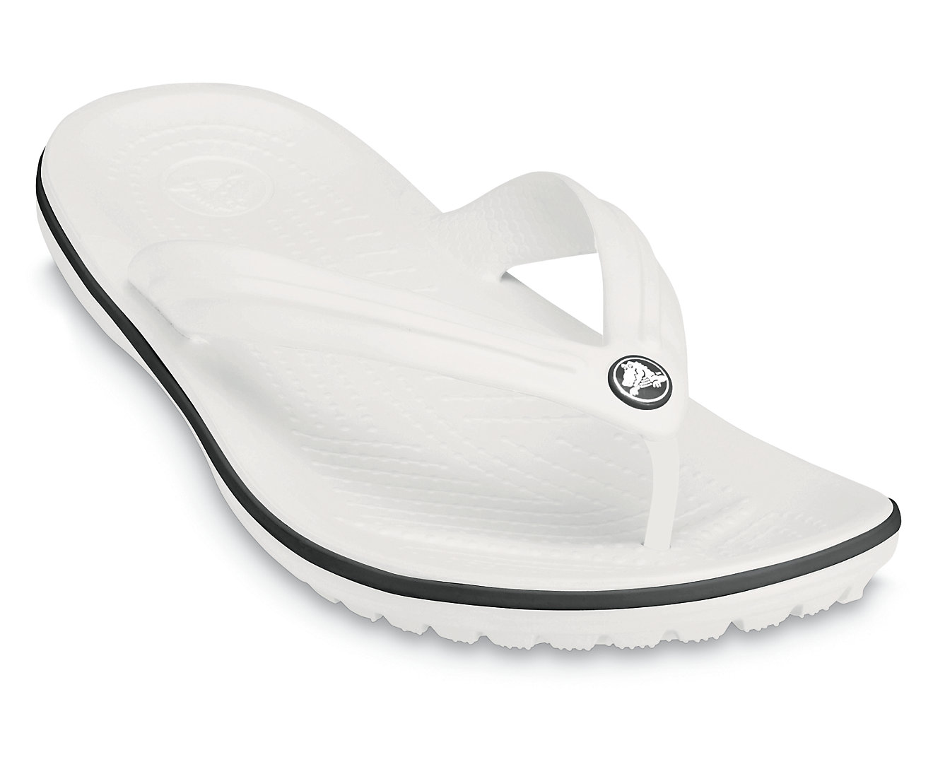 Crocs Zehensandale Crocband Flip weiss - 1 Paar