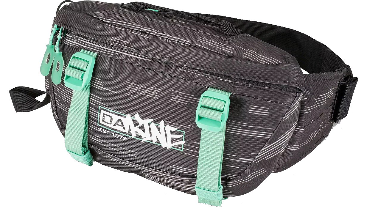 Dakine Gürteltasche Hot Laps Hüfttasche 1 Liter VANDAL schwarz/türkis Image