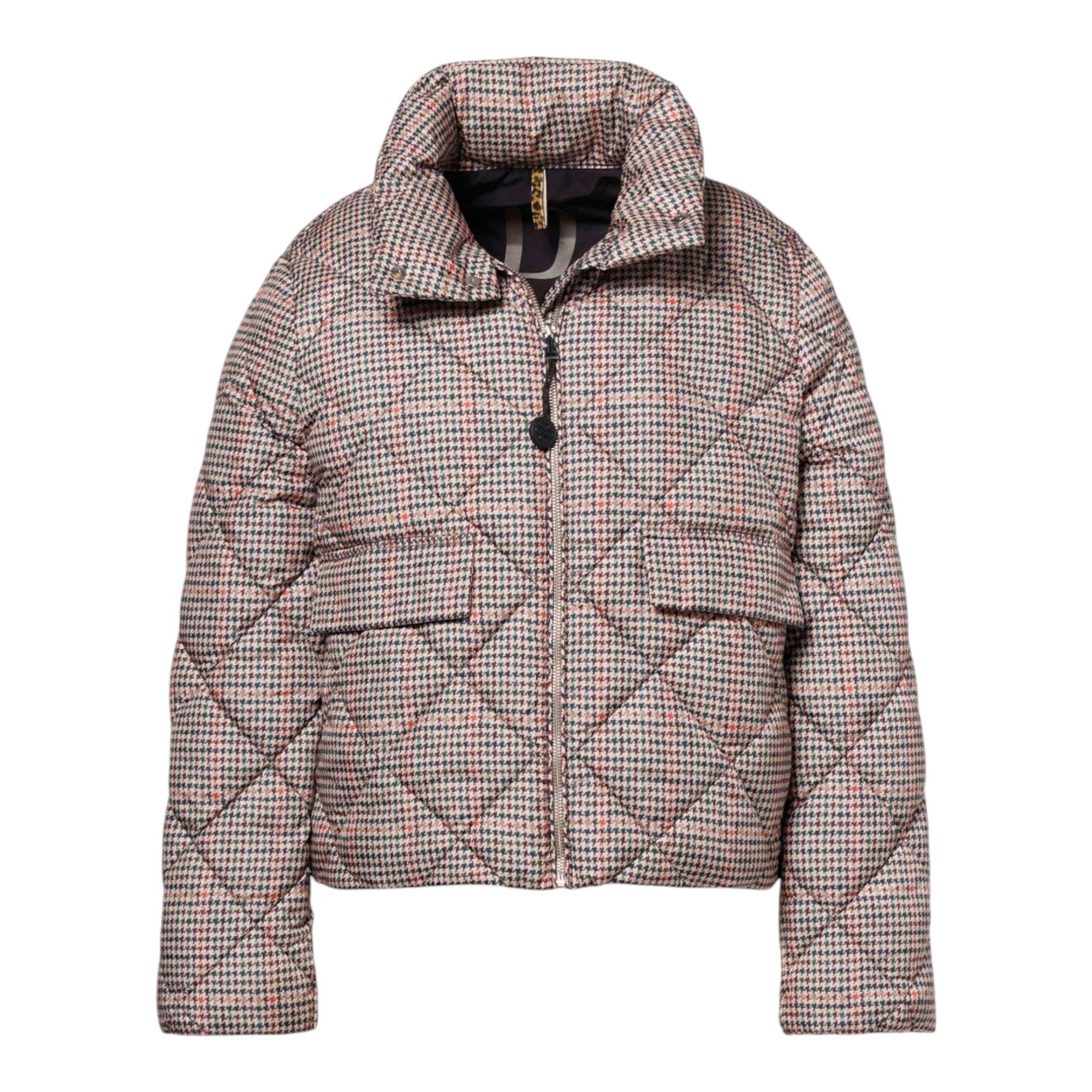 District Winterjacke Matcha (Stehkragen, warm) beige/bunt Damen, Größe: 40 Image