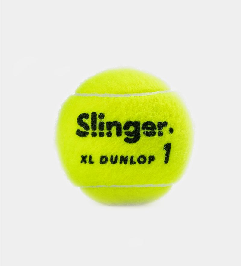 Dunlop Tennisbälle Fort Xtra Life (drucklos, speziell für Slinger