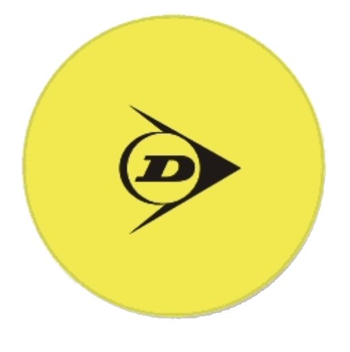 Dunlop Markierungskreise gelb - Set mit 12 Stück