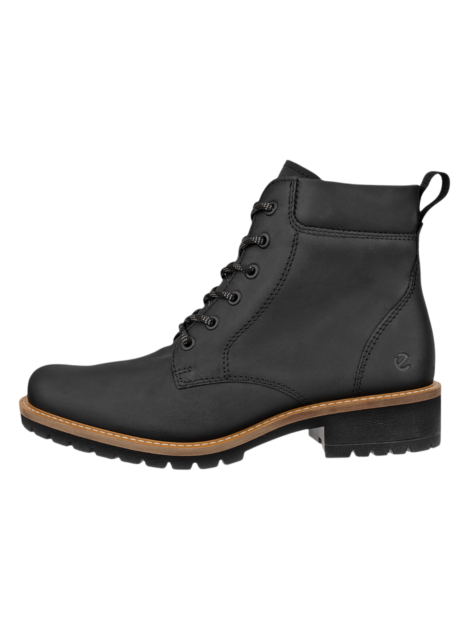 ECCO Stiefelette Elaina Lace Boot (Premium-Leder) schwarz Damen, Größe Euro (US): 42 Image