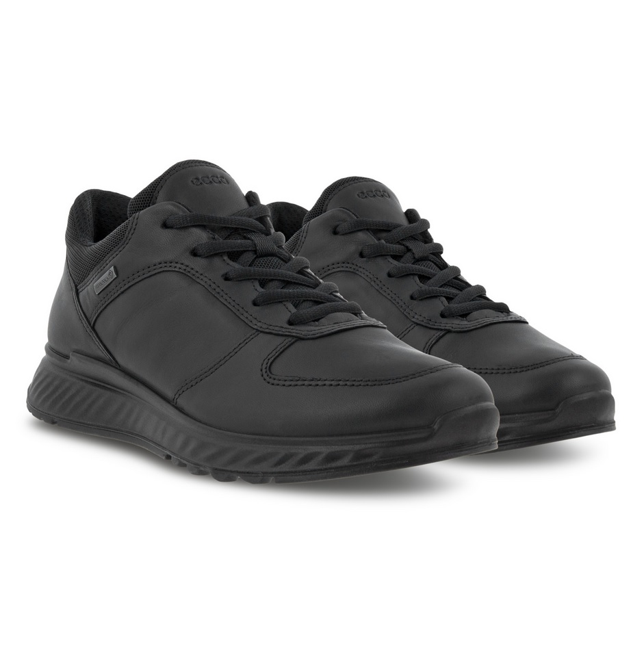 Schne Sneakers Damen Schwarz Leder Bilder