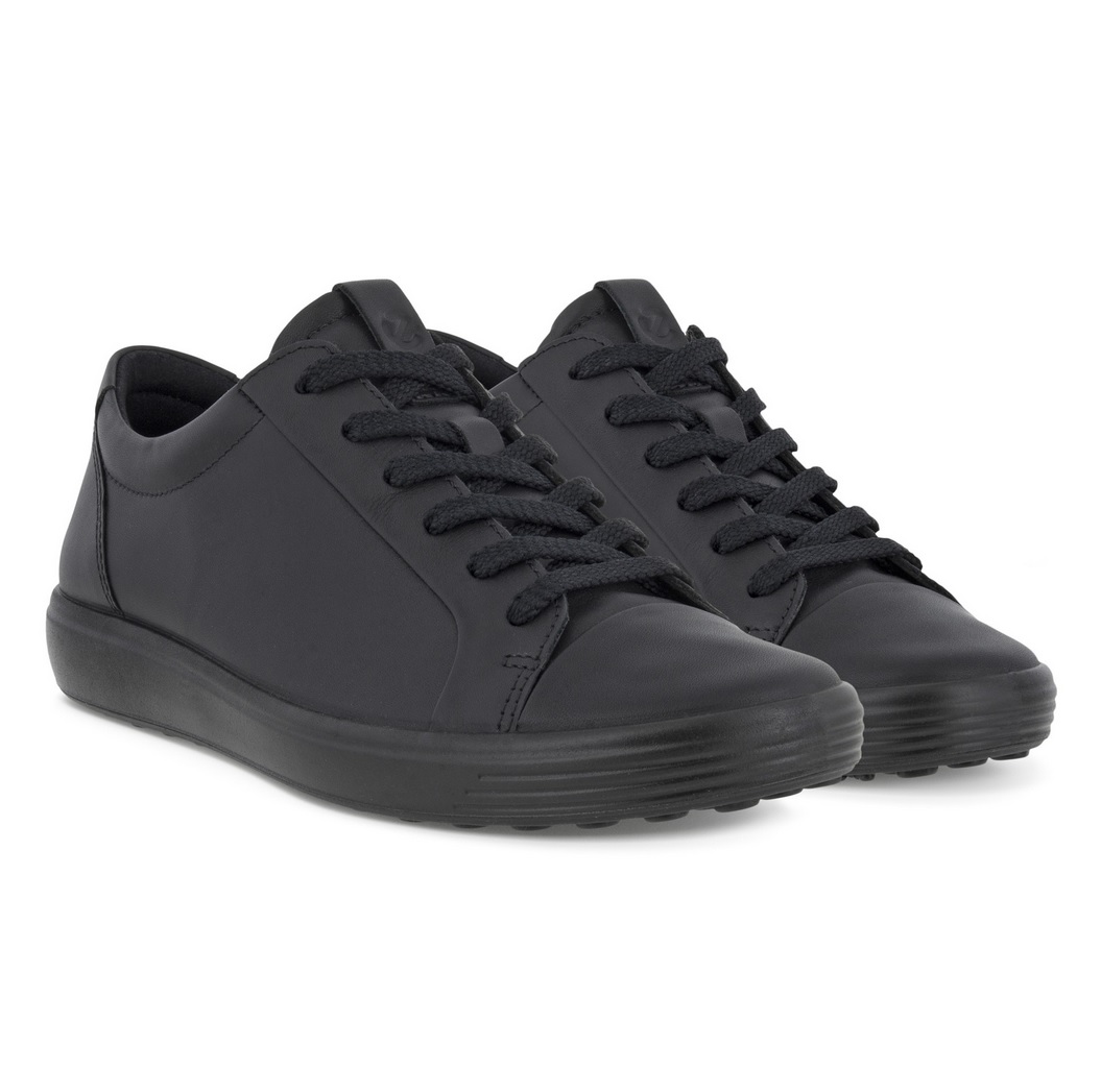 ECCO Sneaker Soft 7 (Premium-Leder) schwarz Damen, Größe Euro (US): 36 Image