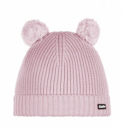 Eisbär Wintermütze (Pompon) Ponti - mit Wollpompon als Ohren - pink - Kinder