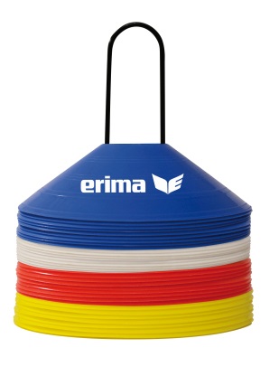 Erima Markierungshütchen Set (40 Stück farblich sortiert)