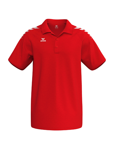 Erima Sport-Polo CMPT Wings (Baumwolle-Mischung, bequeme Passform) rot/weiss Herren, Größe: 5XL Image