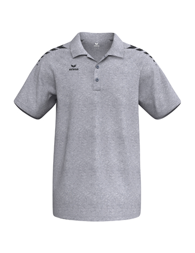 Erima Sport-Polo CMPT Wings (Baumwolle-Mischung, bequeme Passform) melangegrau Herren, Größe: 3XL Image