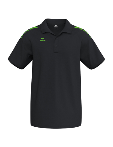 Erima Sport-Polo CMPT Wings (Baumwolle-Mischung, bequeme Passform) schwarz/grün Herren, Größe: XXL Image