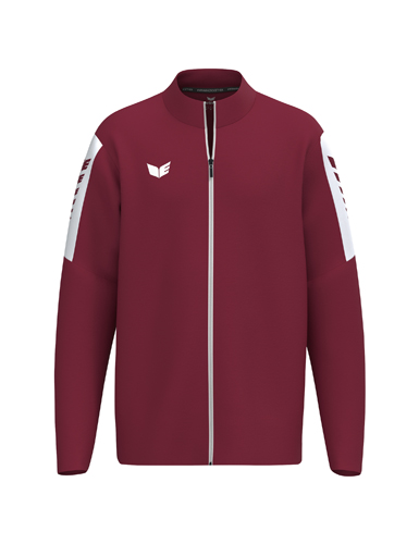 Erima Sport-Trainingsjacke Intro (strapazierfähig, mit Reißverschlusstaschen) bordeauxrot Jungen, Größe: 140 Image