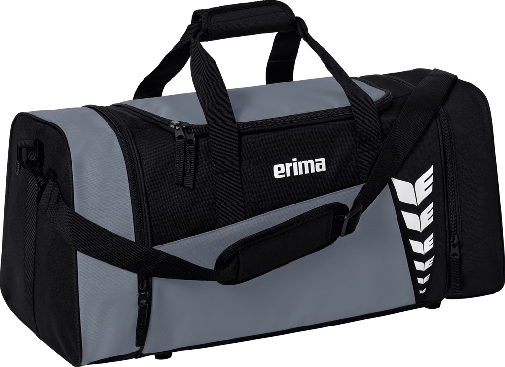 Erima Sporttasche Six Wings (Größe M - 49,5 Liter) grau/schwarz 61x29x28cm