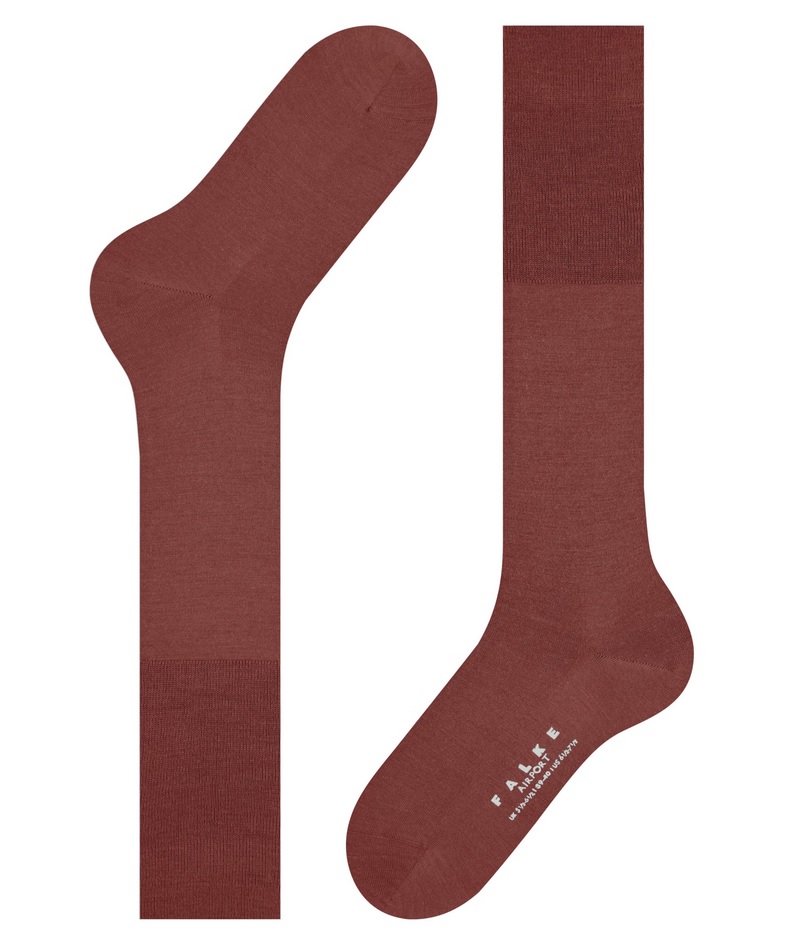 Falke Airport M So lana cotone tinta unita 1 paio, Calzini Uomo, Blu