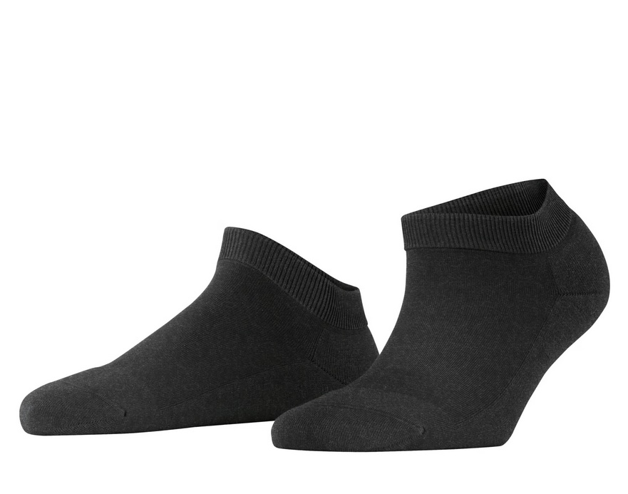 Falke Tagessocke ClimaWool Sneaker (feuchtigkeitsregulierend, Merinowolle) anthrazitgrau Damen - 1 Paar, Größe: 37-38 Image