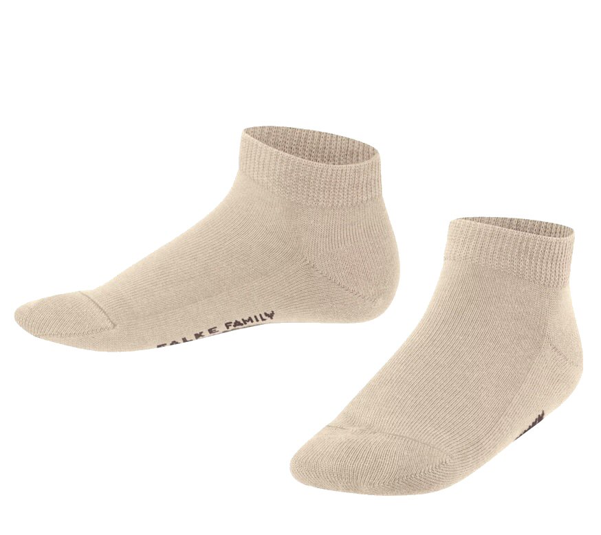 Falke Tagessocke Family Sneaker (nachhaltige Baumwolle) sandbraun Kinder - 1 Paar