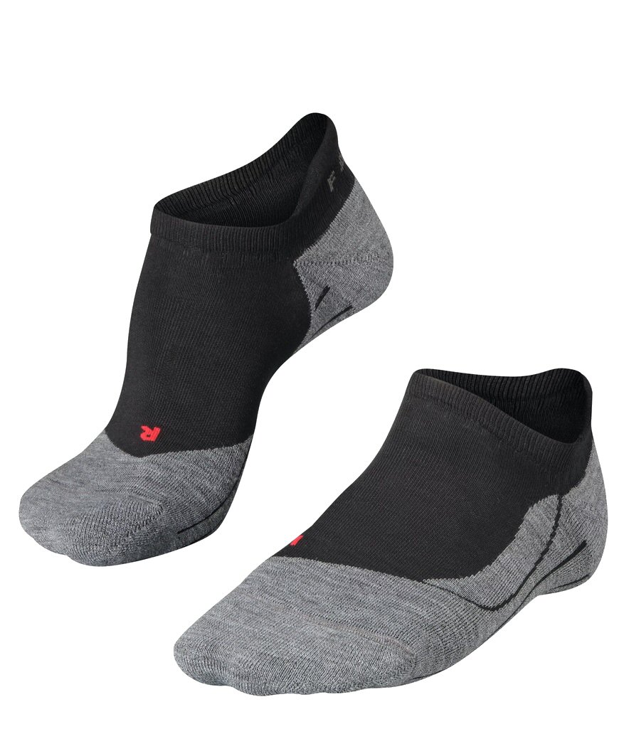 Falke Tagessocke RU4 Invisible Fuesslinge schwarz/grau Damen - 1 Paar