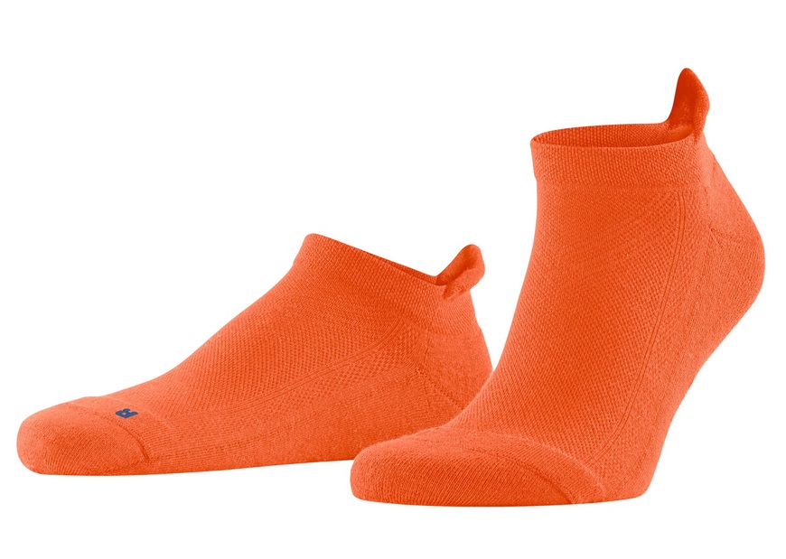 Falke Tagessocke Sneaker Cool Kick 2024 (hoher Feuchtigkeitstransport) orange - 1 Paar
