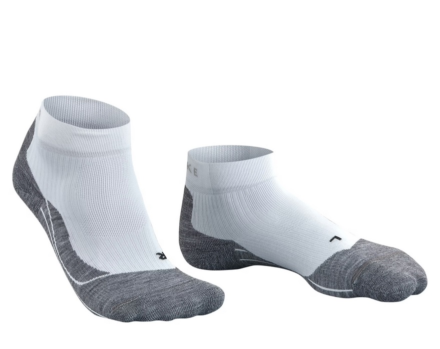 Falke Tennissocke TE4 Short (mit Stabilisierungsfunktion, leichter Dämpfung) weiss/grau Damen - 1 Paar