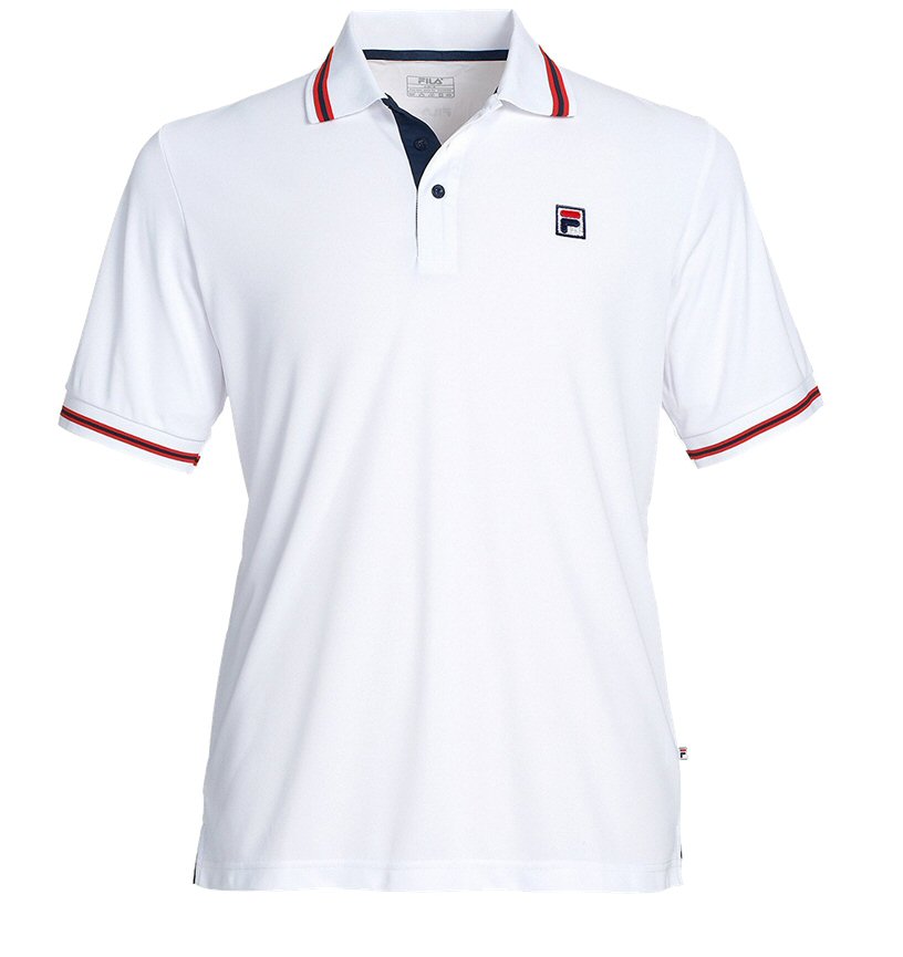 Fila Tennis-Polo Piro weiss/navy Herren