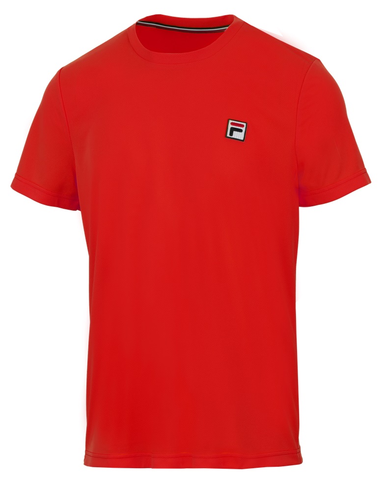 Fila Tennis-Tshirt Dani (angenehmes Tragegefühl) rot Jungen/Boys