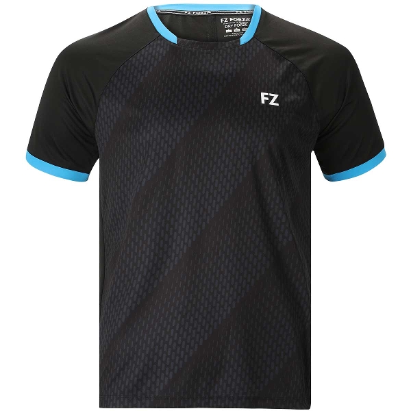 Forza Sport-Tshirt Cornwall Tee (100% Polyester) schwarz/blau Herren, Größe: 3XL Image