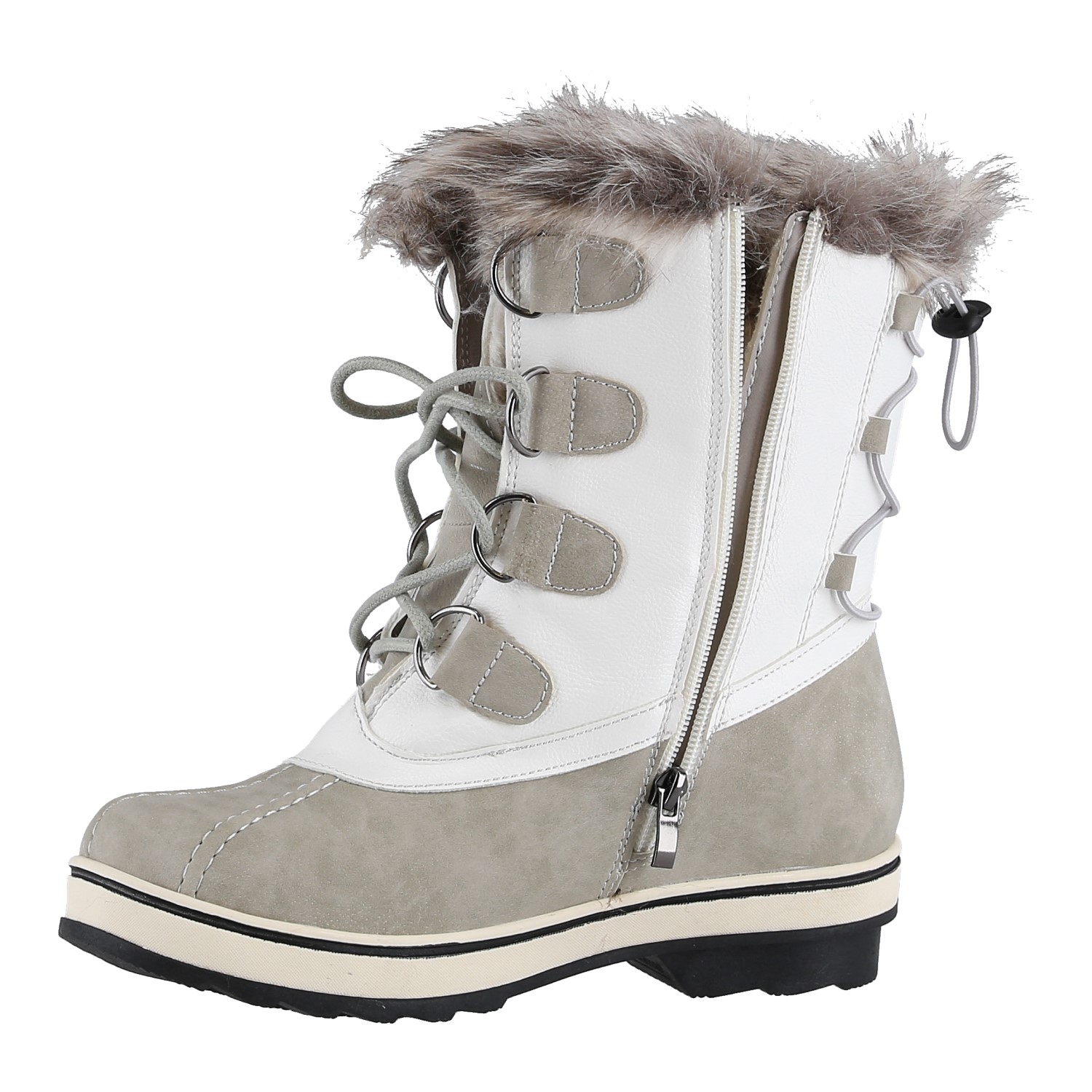 Winterstiefel Bis Minus 70 Grad Damen Geographical Norway Winterstiefel Sophia Mid weiss Damen online bestellen