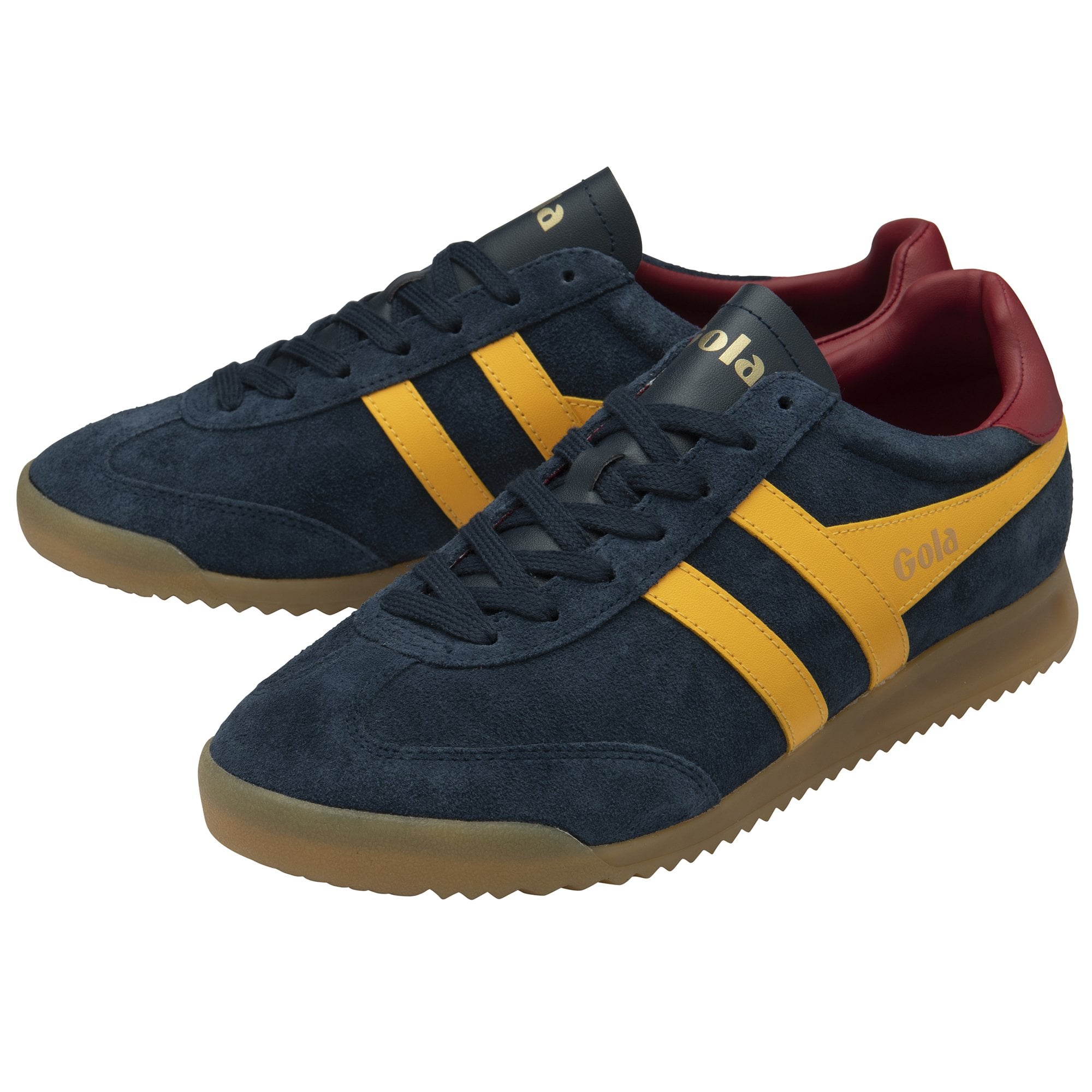 Gola Shoes Gola Sneaker Torpedo Wildleder navyblau/sonnengelb/dunkelrot Herren