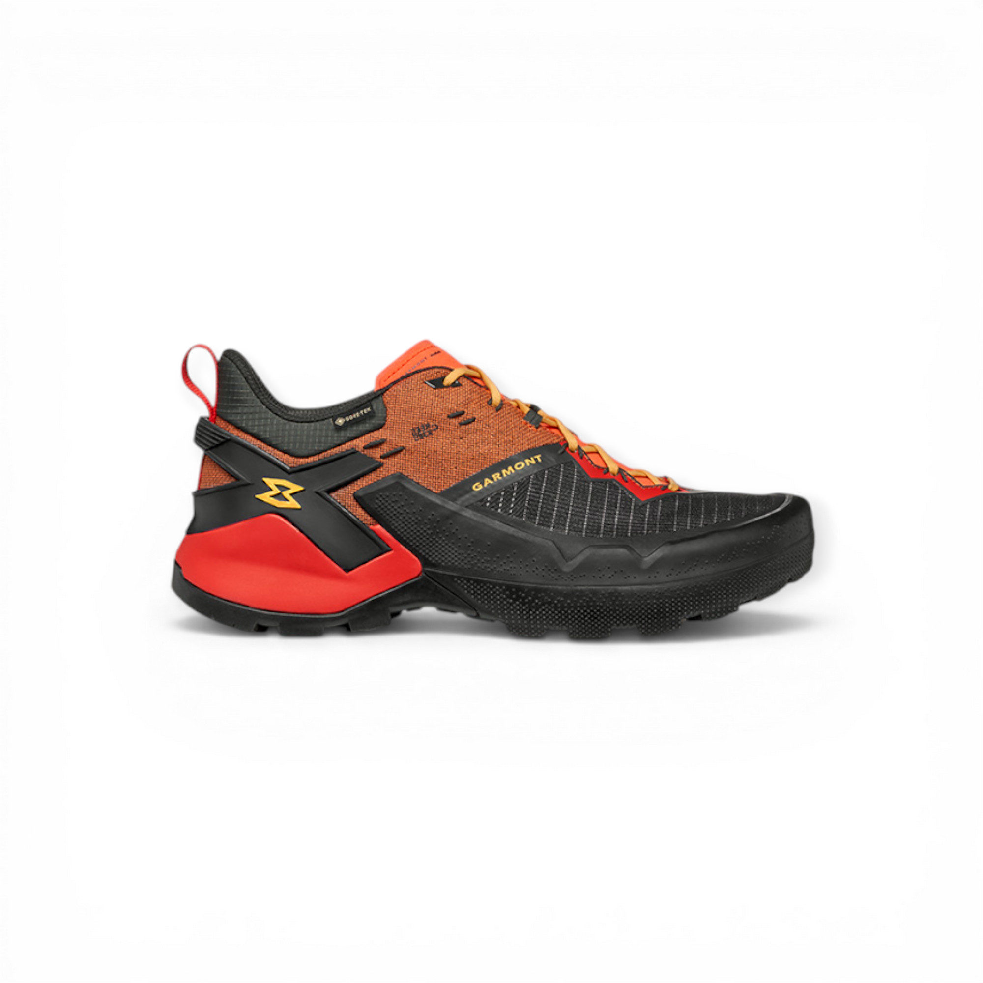 Garmont Wanderschuhe 9.81 Onyx GTX (Zustieg, wasserdicht) schwarz/orange/rot Herren, Größe Euro (US): 44 (10,5) Image