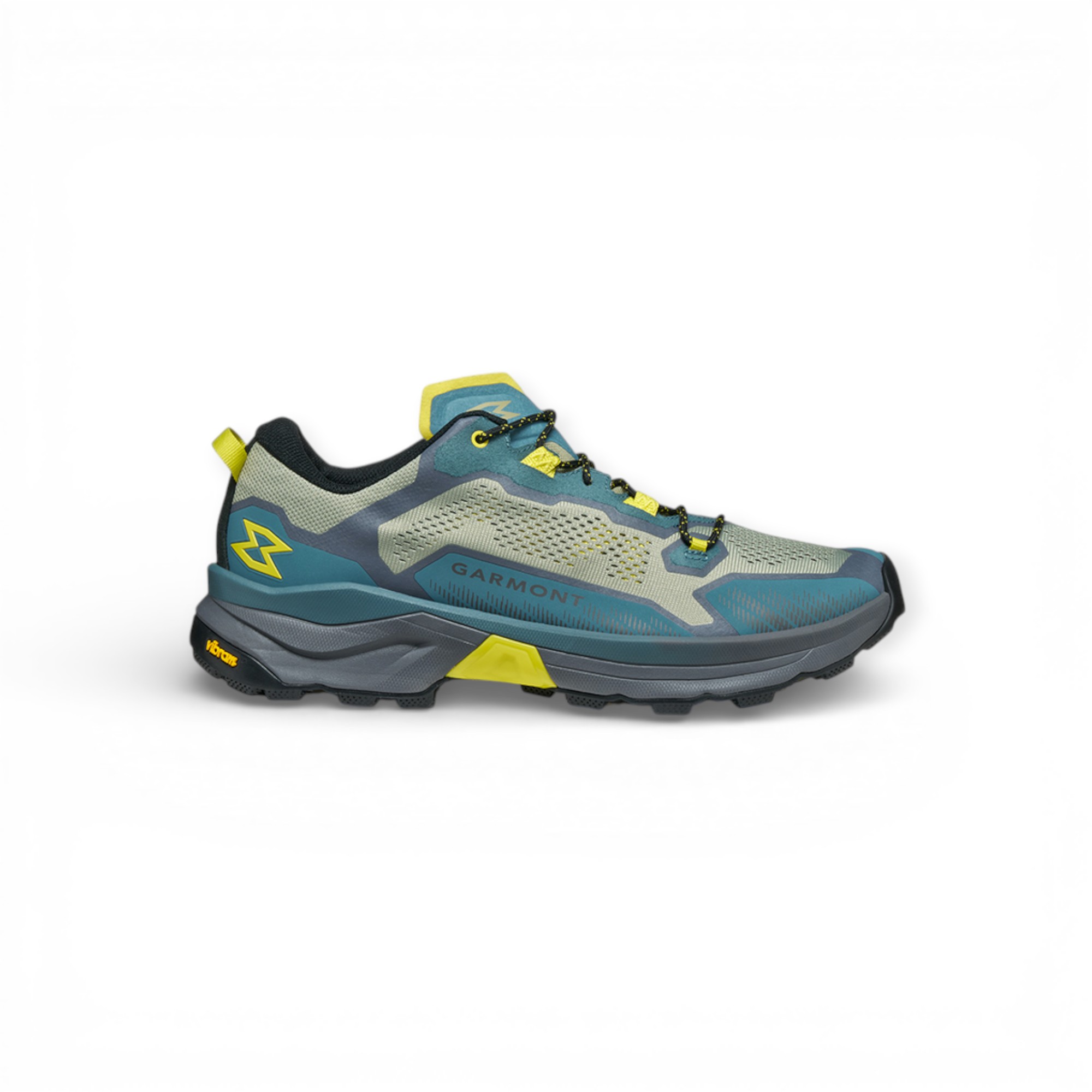 Garmont Wanderschuhe Nexus (Schnellschnürsystem, atmungsaktiv) blau/hellbraun/gelb Herren