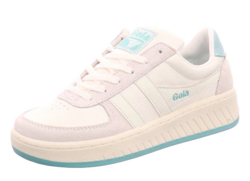 Gola Sneaker Grandslam 88 weiss/arubablau Damen, Größe Euro (US): 38 (7)