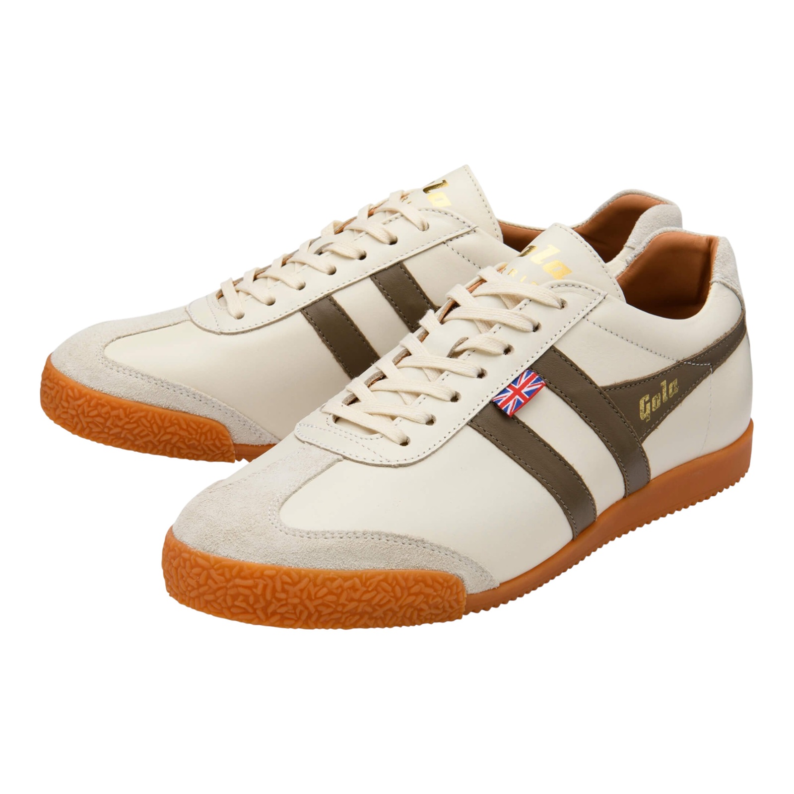 Gola Sneaker Harrier Elite 2 2026 - Made in England - offweiss/tobacco Herren, Größe Euro (US): 42 (9) Image