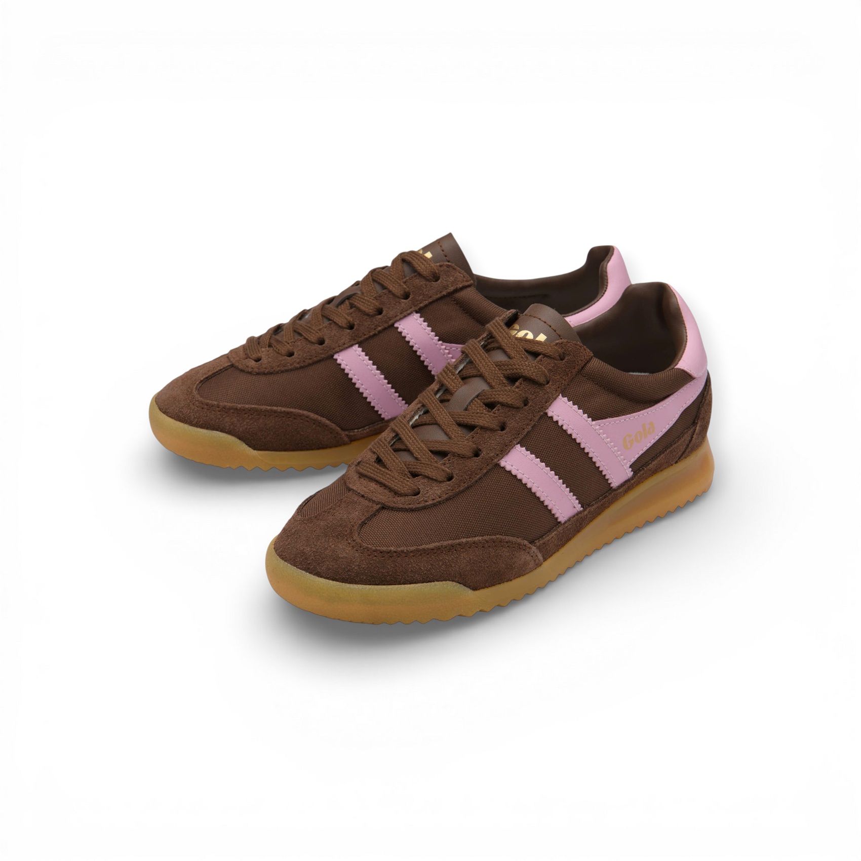 Gola Shoes Gola Sneaker Tornado 2026 dunkelbraun/candypink Damen