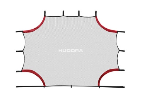 Hudora Fussball-Zielschusswand rot - 2,13m x 1,52m