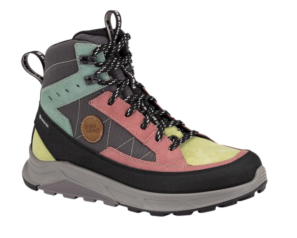 Hanwag Wanderschuhe Rotpunkt Light MID GTX (Veloursleder/Synthetik, wasserdicht) bunt Damen, Größe Euro (US): 39 (8)