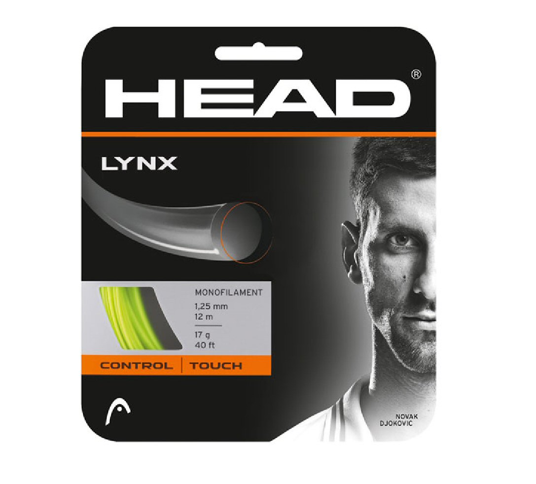 Head Tennissaite Lynx (Haltbarkeit) gelb 12m Set