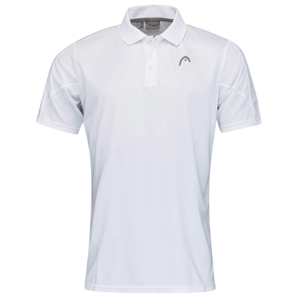 Head Tennis-Polo Club Technical (Moisture Transfer Microfiber Technologie) weiss/weiss Herren